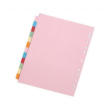 A4 Subject Dividers 12 Part