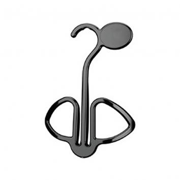 Plastic Shoe Hanger - Medium Duty Black (Pack Of 100) (100)