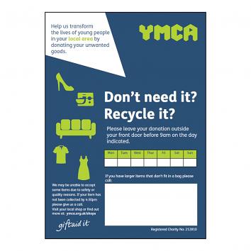 YMCA A5 Door Drop Leaflet (Packed 250) (250)