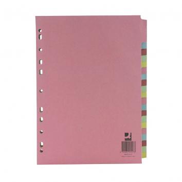 Q-Connect A4 Subject Dividers 20 Part