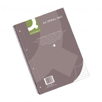 A4 Q Connect Wirebound Pads (Pack of 5) (5)