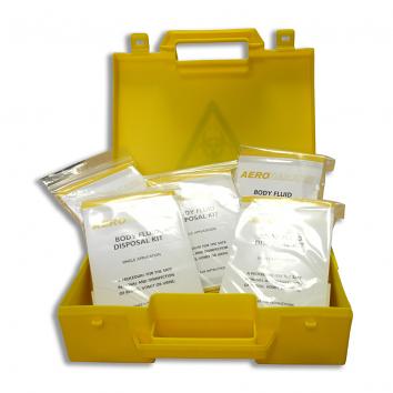 Bio Hazard Body Fluid Disposal Kit - 5 Applications