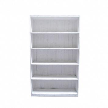 1190x390x2000mm Street76 Bookcase Unit White Wash