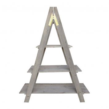 Street76 Ladder 3-Shelf Display Old Pine