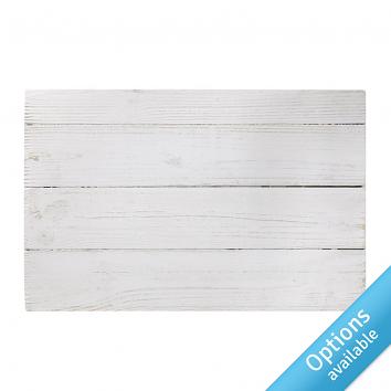 Street76 Plank Shelves - White Wash