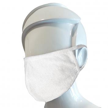 Medium 2ply Washable White Cotton Mask