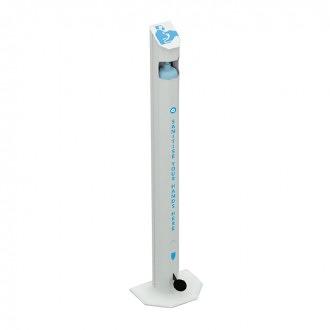 EDS Purasan PPE™ Pedal Operated Hand Sanitiser Dispenser. White (Inc 1 x EHS1R Sanitiser Bottle)
