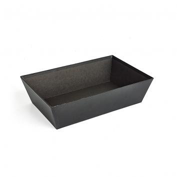 390x250x100mm Medium Card Hamper Tray - Black
