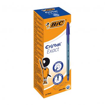 BIC Cristal Fine Blue Biro - Pack of 20