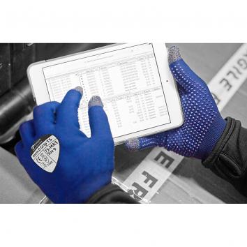 75-MAT Matrix D-Grip TS Touch Screen Handling Glove - Size 8 (Pair)