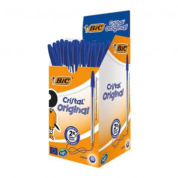 BIC Cristal Blue Biro - Pack of 50