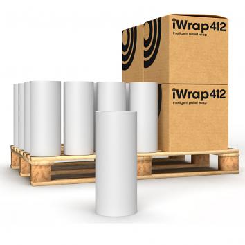 500mm x 2850m 12 Clear iWrap412 Intelligent Pallet Wrap 30PLUS™