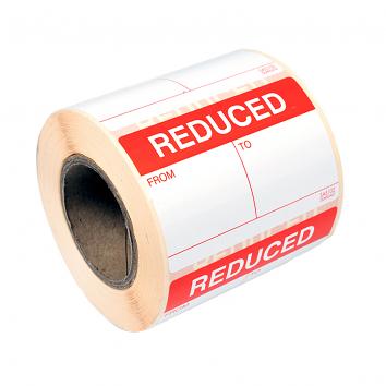 DISCON S/A Label 'REDUCED FROM/TO'   3x2"  Roll of 500 (500) - DISCON