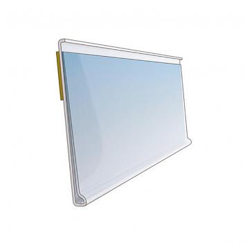 Clear Self Adhesive Scanner Profile / Shelf Edge Strip