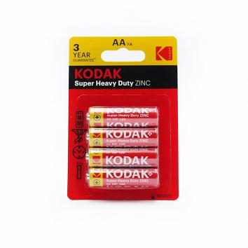 Kodak Batteries Zinc AA - Pack Of 4