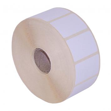 38x25mm Direct Thermal Top Coated Label Blanks Peel 2500 on a Roll WEL OW 25mm core (2500)