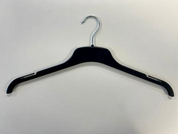 41cm Black Plastic Tops Hanger (100)