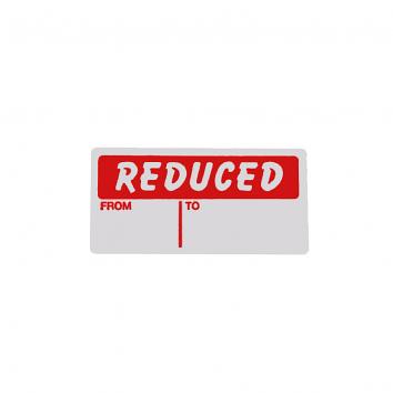 45x25mm Reduced Was/Now Labels in a Dispenser Box Peel Adhesive (500)