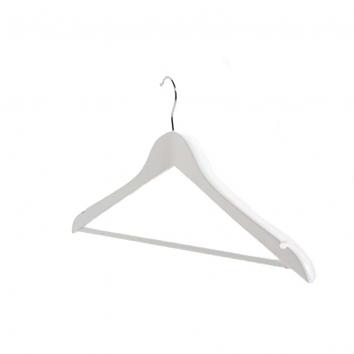 450mm WHITE Wishbone Hangers With Bar & Notches (100)