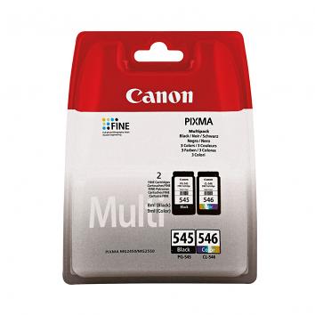 Canon PG545 Black/ CL546 Colour Cartridges Multipack