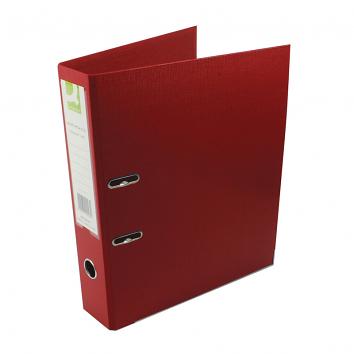 Q-Connect 70mm Red PP Foolscap Lever Arch File - Pack Of 10