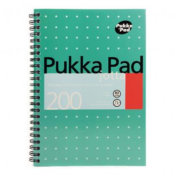 Pukka Jotta Notebook A5 Wirebound Feint Ruled 200 Pages (3 Pack) (3)