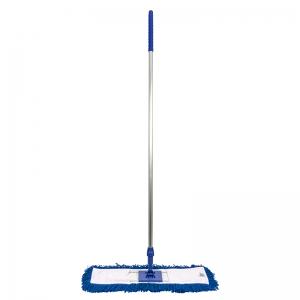 Dust Beater Mop Handle and Frame Set with Blue Head