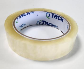 24mmx66m Clear Recycled iTack™ Tape -1x6