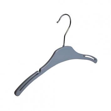 RE0128  30cm Grey Tops Hanger - BOX IN 100's (100)